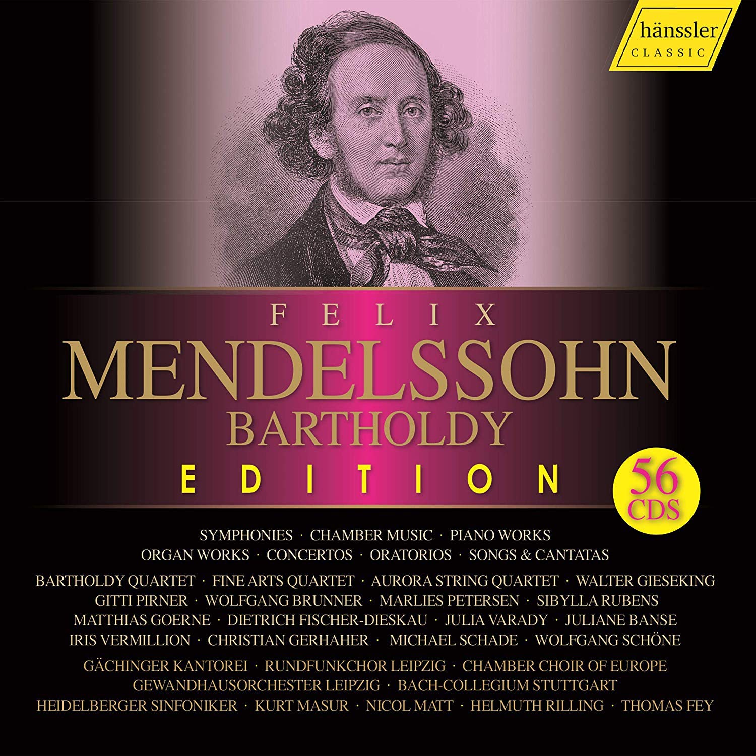 Felix Mendelssohn Bartholdy Edition 56cd