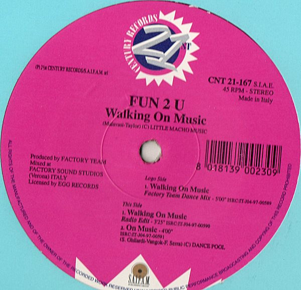 Fun 2 U - Walking On Music-WEB-1997-iDC