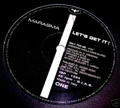 Marasma - Let's Get It (Vinyl) (1993)