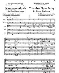 Shostakovich - Kammersinfonie op. 110a