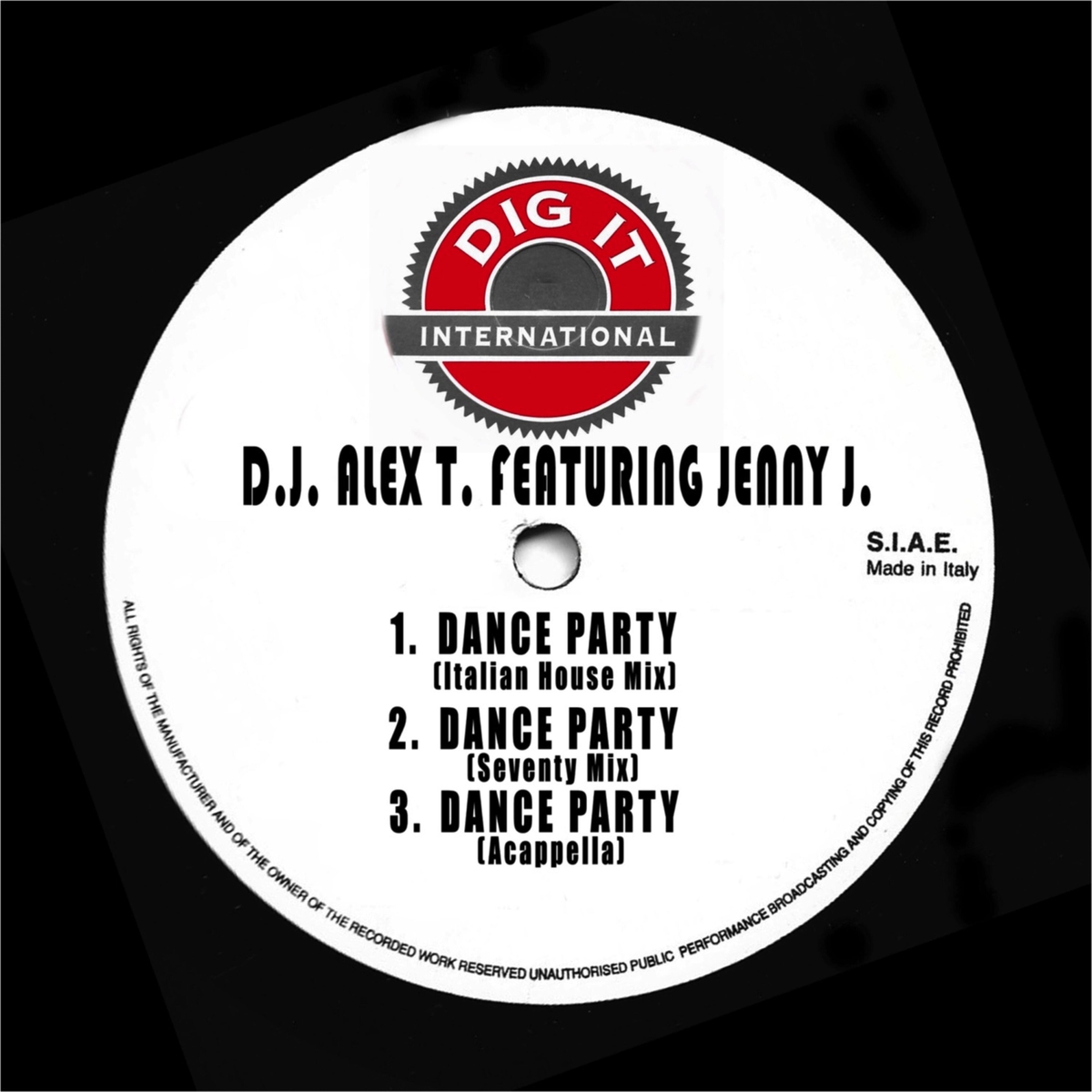D.J. Alex T. - Dance Party (I Like It) (Web Single) (1991) flac