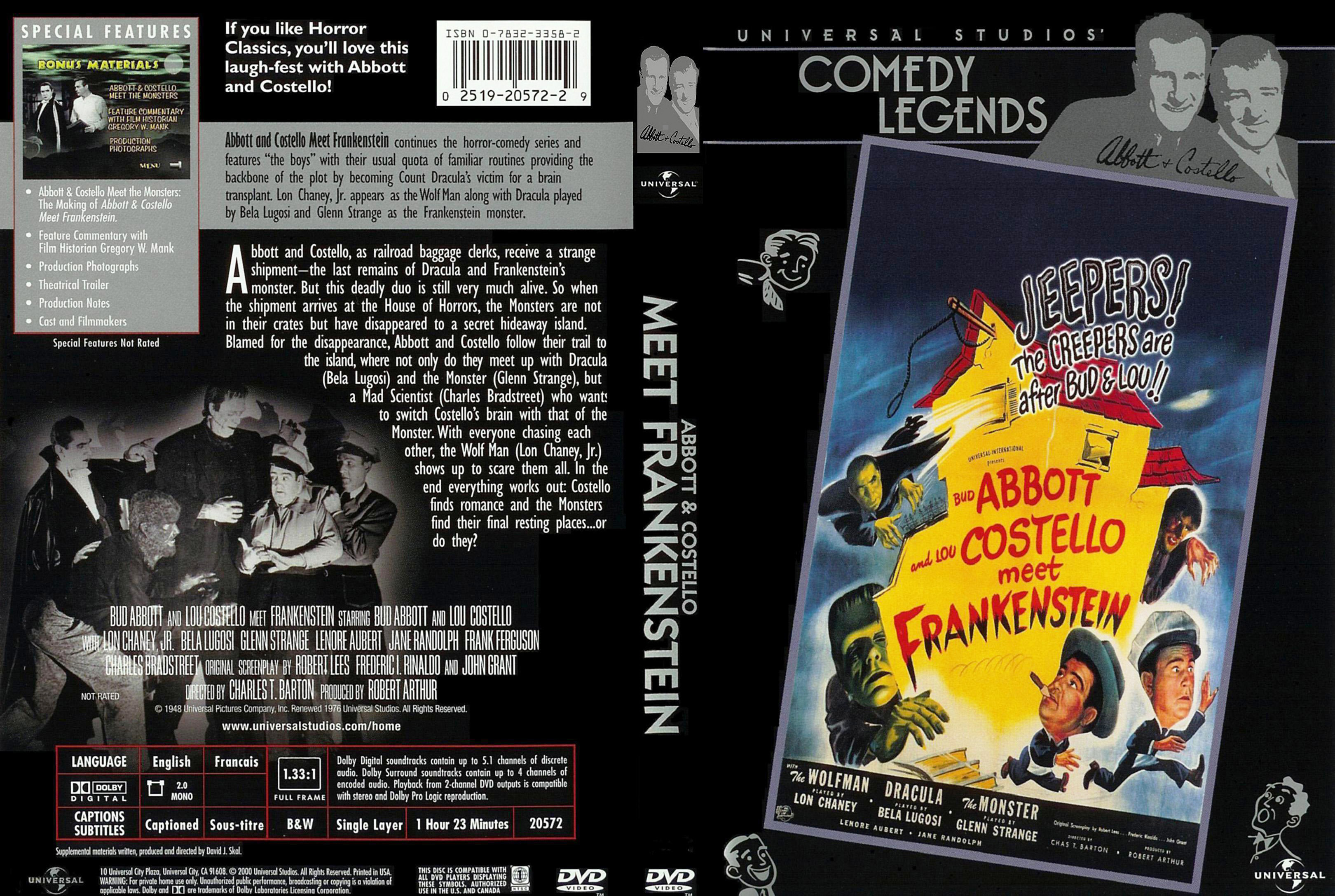 Abbott & Costello meet Frankenstein - 1948