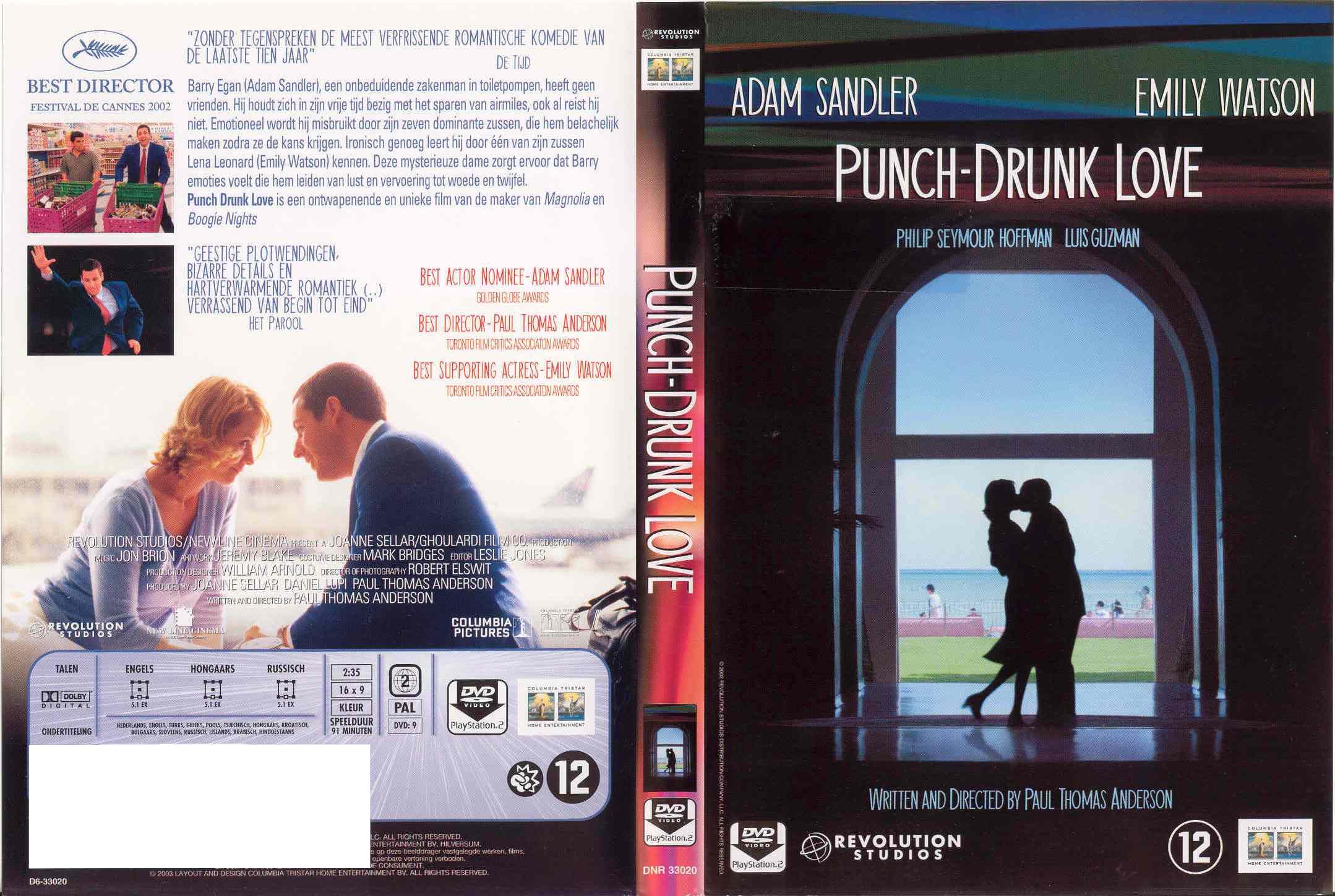 12. Punch drunk love (2002) Adam Sandler Collectie DvD 12 van 33