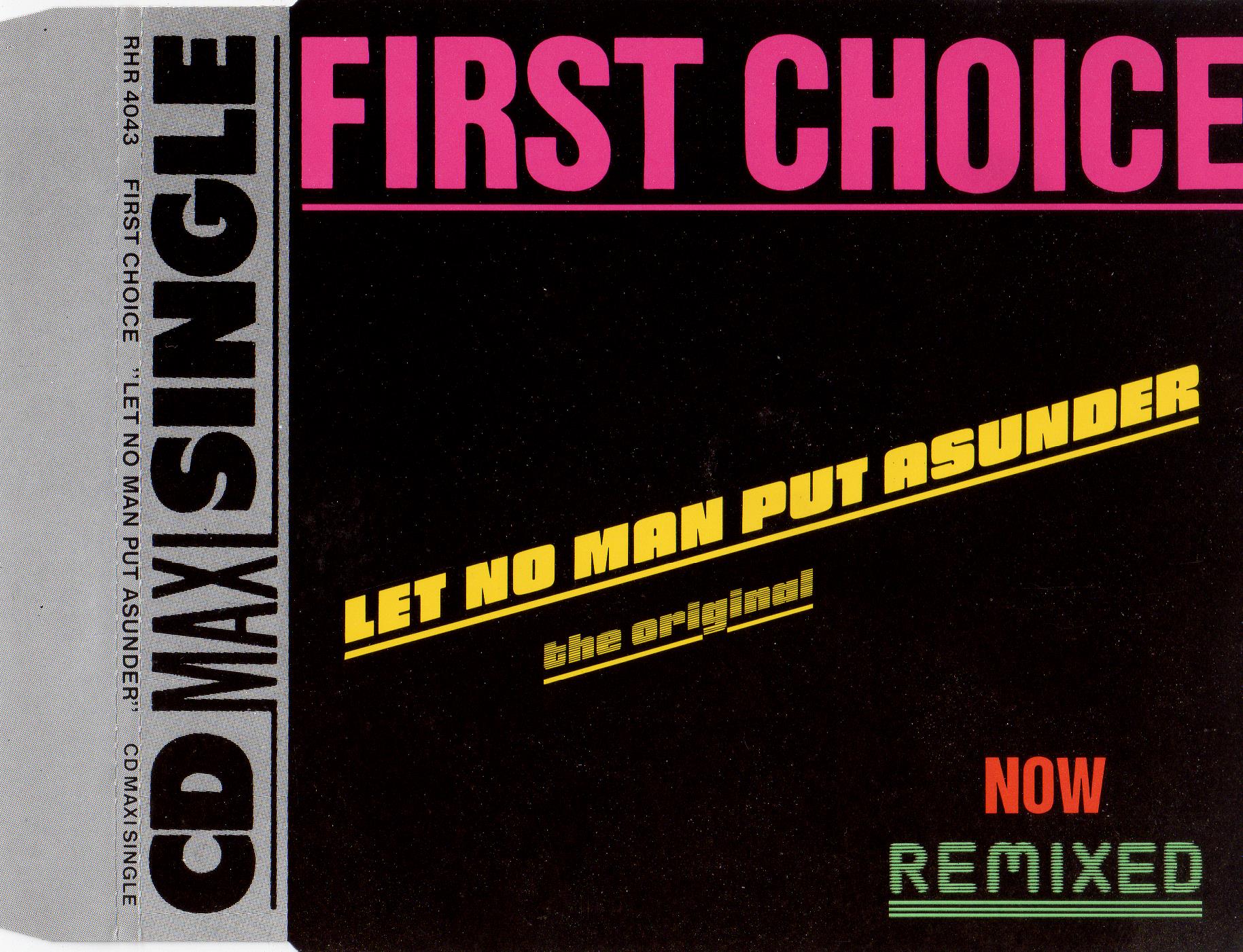 First Choice - Let No Man Put Asunder (Cdm)[1989]