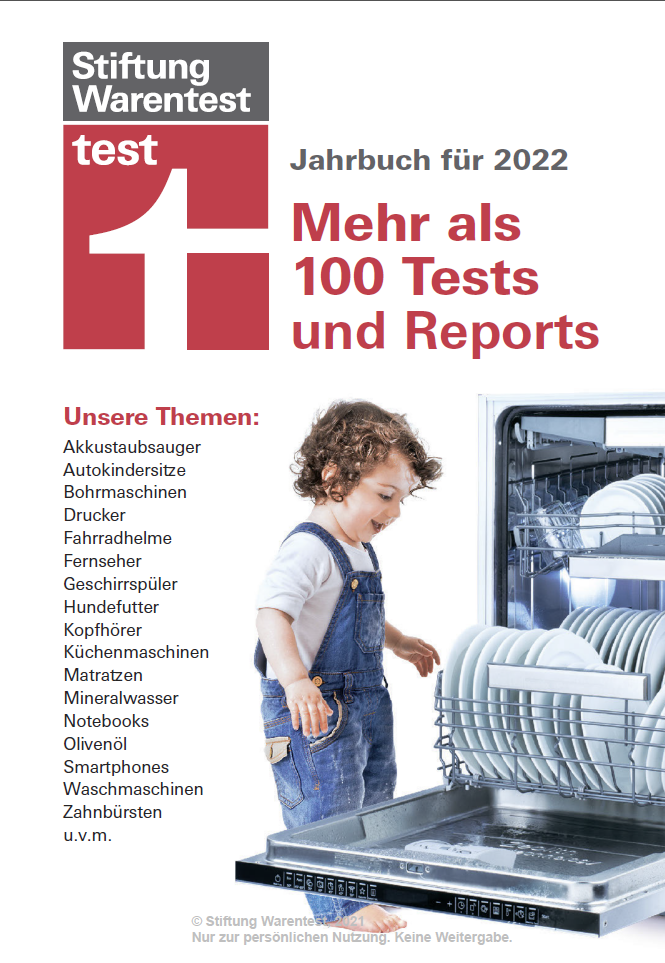 Stiftung Warentest - Das Jahrbuch 2022