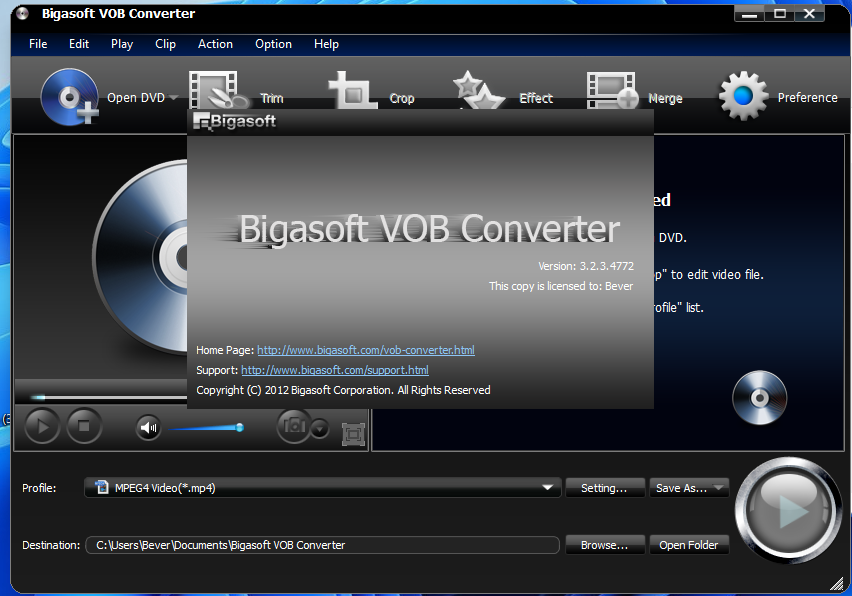 Bigasoft VOB Converter 3.2.3.4772