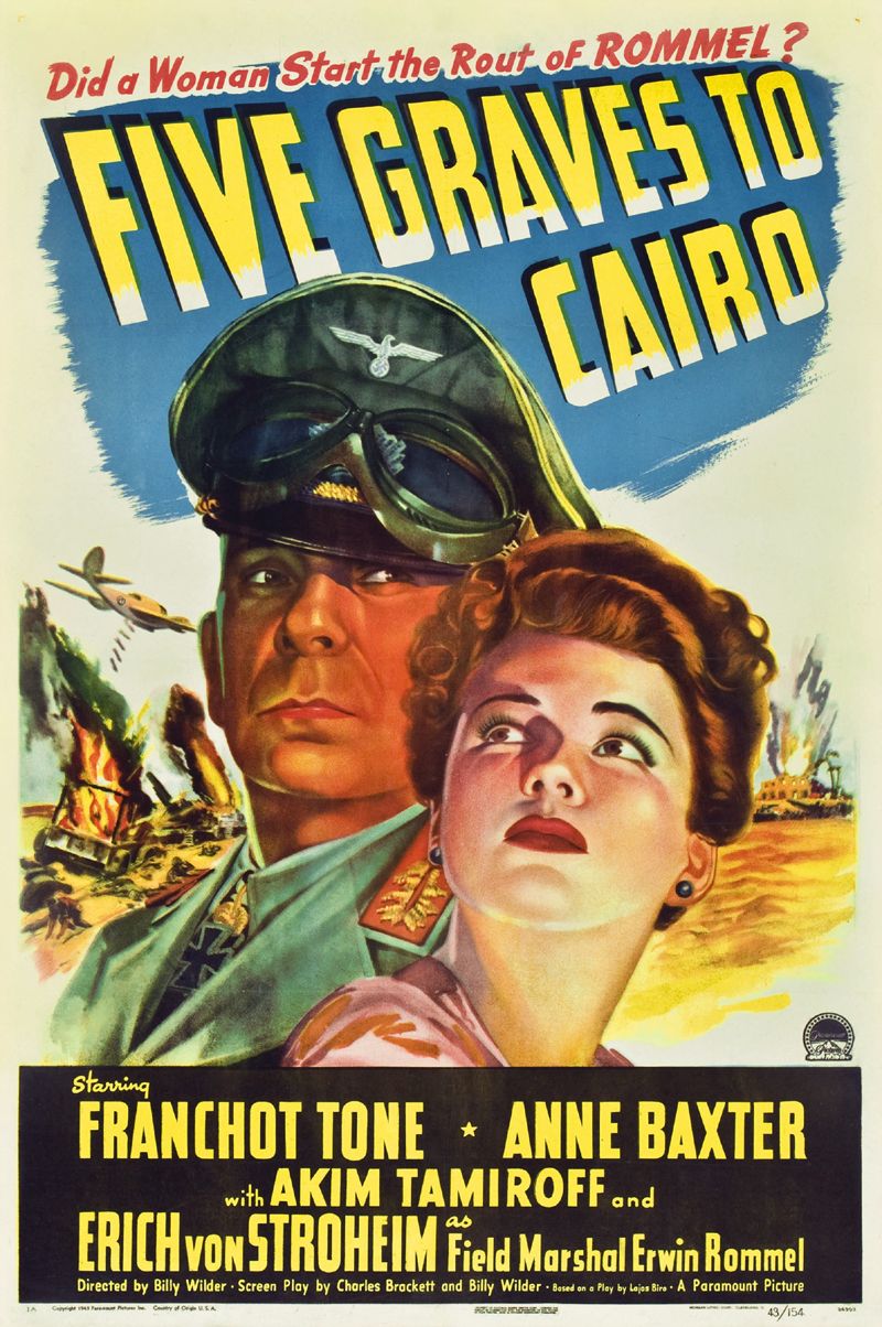 Five Graves to Cairo (1943) (Custom NL ondertiteling)