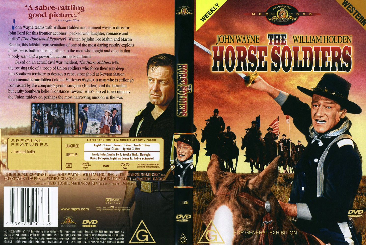 The Horse Soldiers ( John Wayne ) 1959