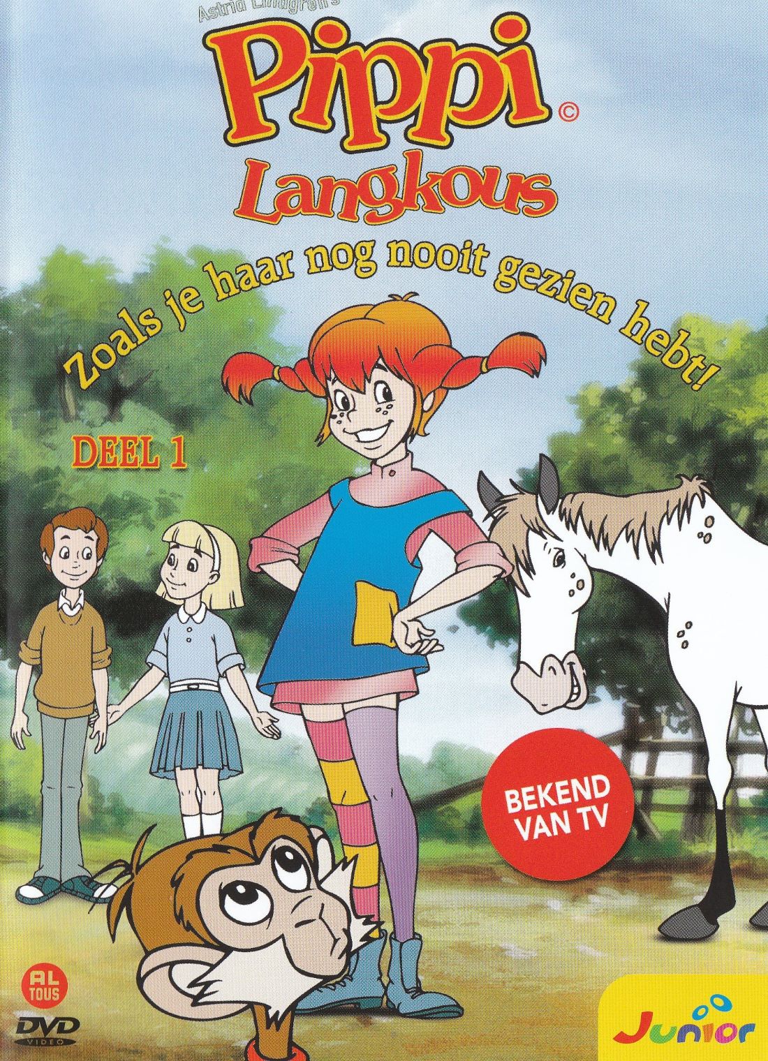 Pippi Langkous - Zoals je haar nog nooit gezien hebt! - DEEL 1 (1997) (DVD5) (Tekenfilm)