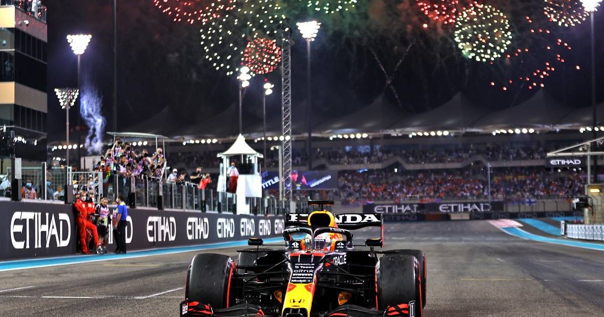 F1 GP 2021 - 22 - Abu Dhabi Race - Max Verstappen - Champion 2021