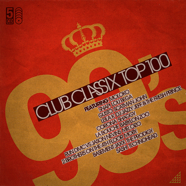 90's - Club Classics Top 100 (5Cd)(2008)