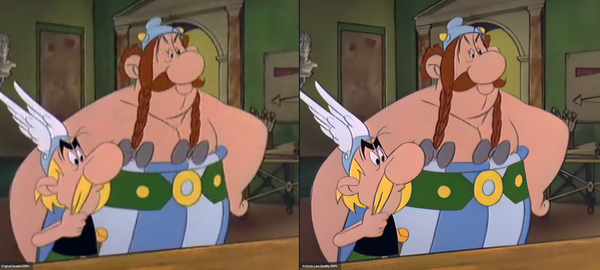 Asterix en de Helden (1976) UPSCALED