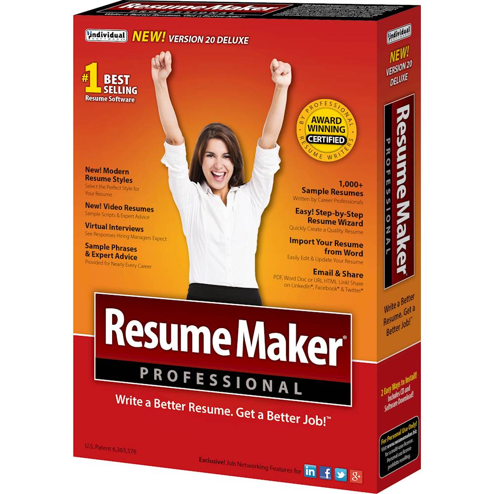 ResumeMaker Professional Deluxe 20.3.0.6020