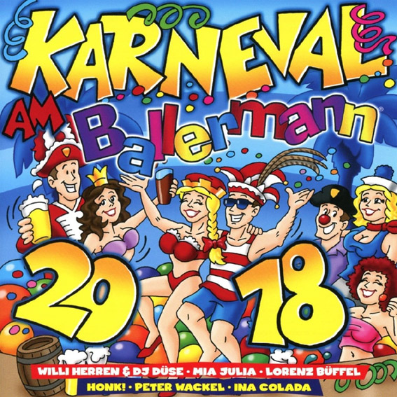 Ballermann Karneval 2018 - 2 Cd's