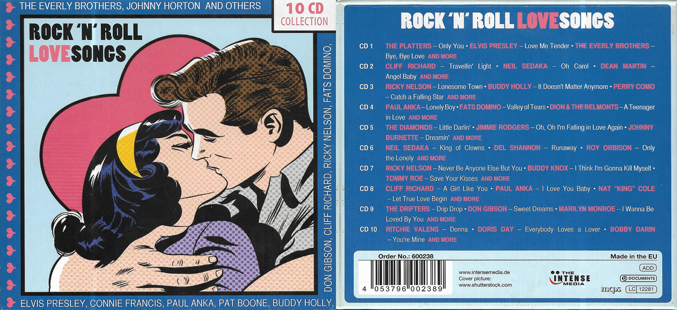 Rock 'n' Roll - Love Songs (10 CD's)