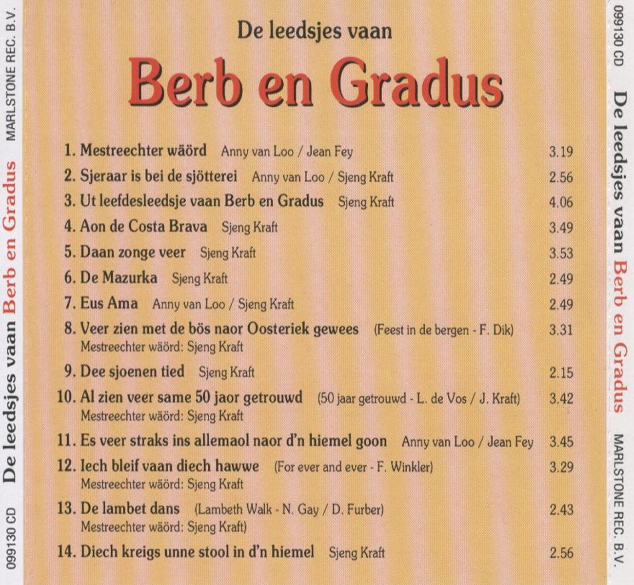 Berb & Gradus - De Leedsjes Vaan