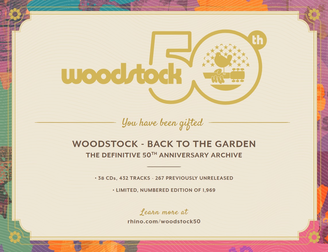 Woodstock - Back To The Garden - The Definitive 50th Anniversary Archive