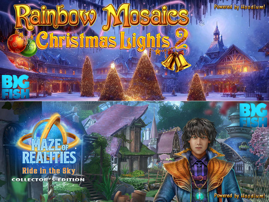 Rainbow Mosaics - Christmas Lights 2
