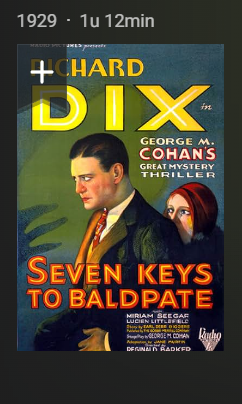 Seven Keys to Baldpate 1929 DVDRip XViD S-J-K-NLSubs