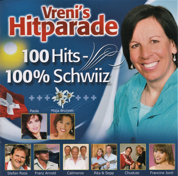 Vreni's Hitparade 100 Hits - 100% Schwiiz (5 CD German + Schweitz)