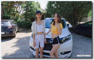 TeensLoveHugeCocks - Tiffany Tatum And Kate Quinn Showing Off My New Ride 1080p