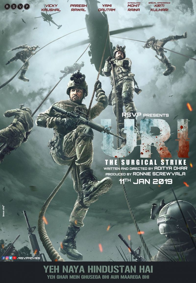 Uri:The Surgical Strike (2019)1080p.Blu-Ray.Yellow-HEVC x264. NL Subs Ingebakken