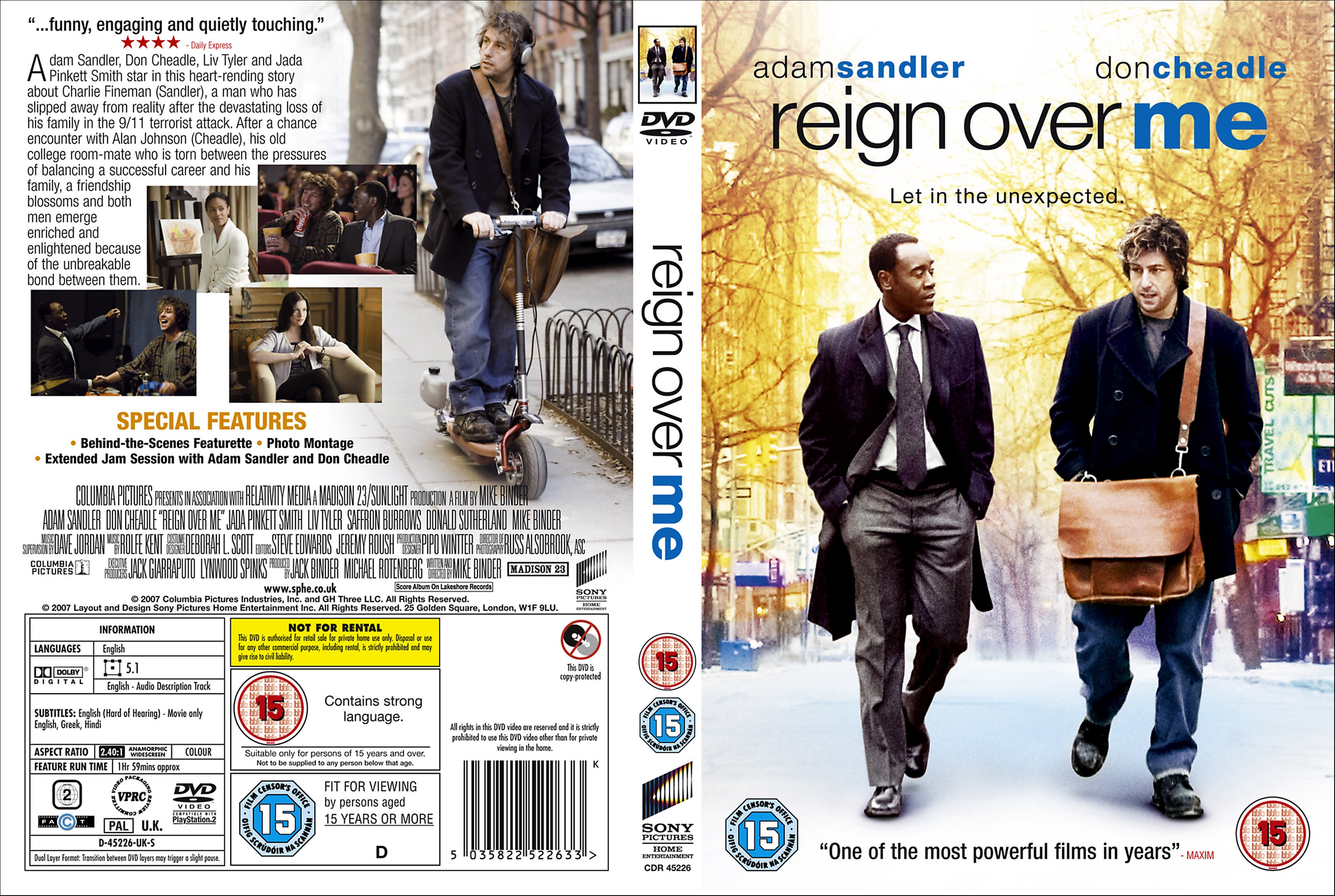 19. Reign Over Me (2007) Adam Sandler Collectie dvd 19 van 33