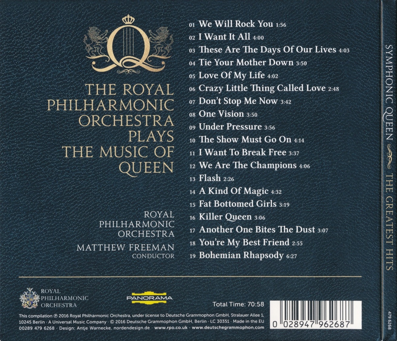 Royal Philharmonic Orchestra - Symphonic Queen The Greatest Hits