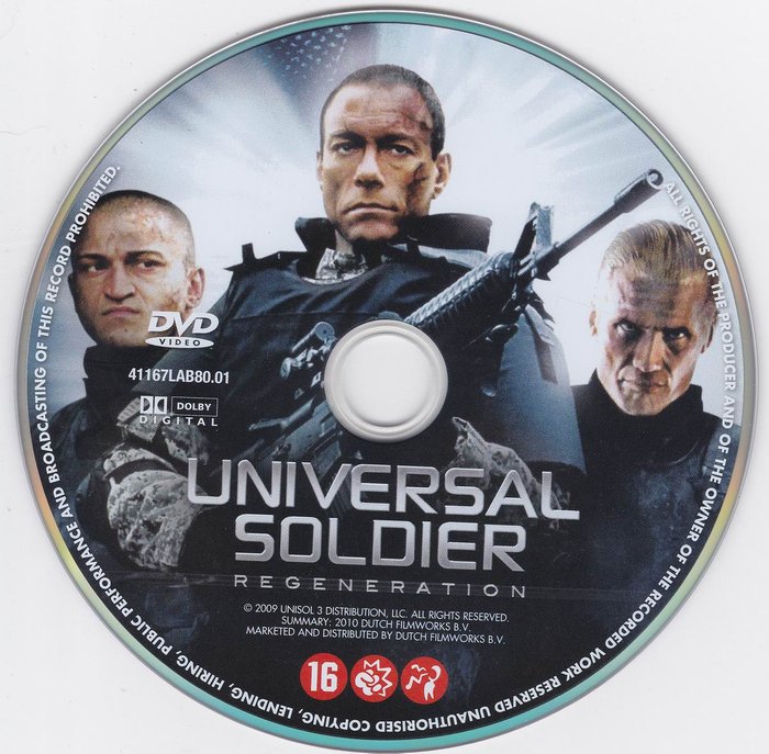 Jean Claude van Damme Collectie Universal Soldier: dvd 25 van 40 Regeneration 2009