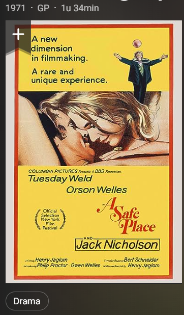 A Safe Place 1971 1080p BluRay H264 NLSubs