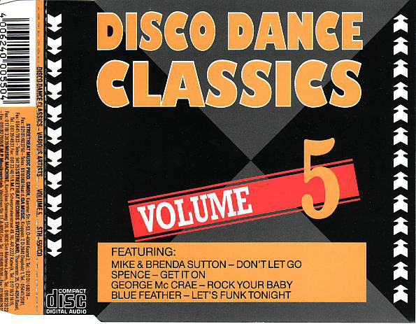 Disco Dance Classics volume 5 (1989) [CDM]