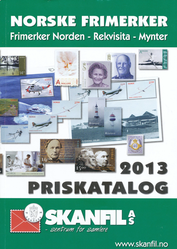 Skanfil 2013 Noorwegen postzegelcatalogus