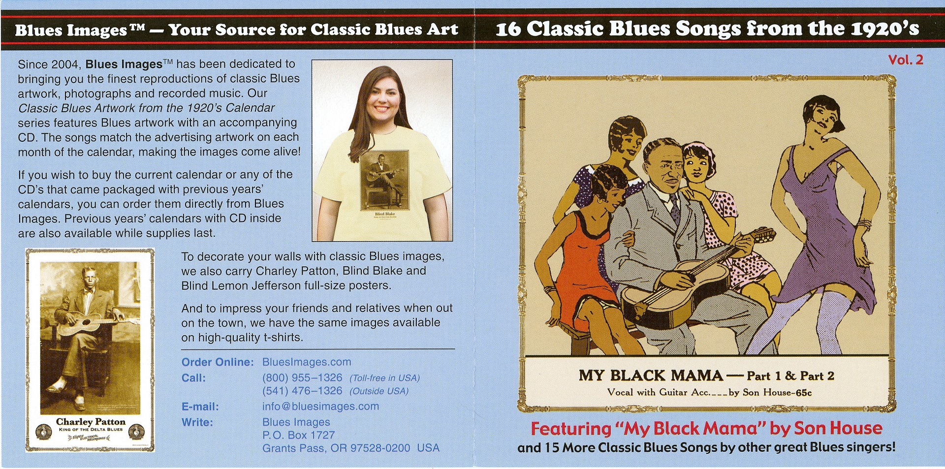 Blues Images Presents   16 Classic Blues Songs from the 1920's- Vol  02