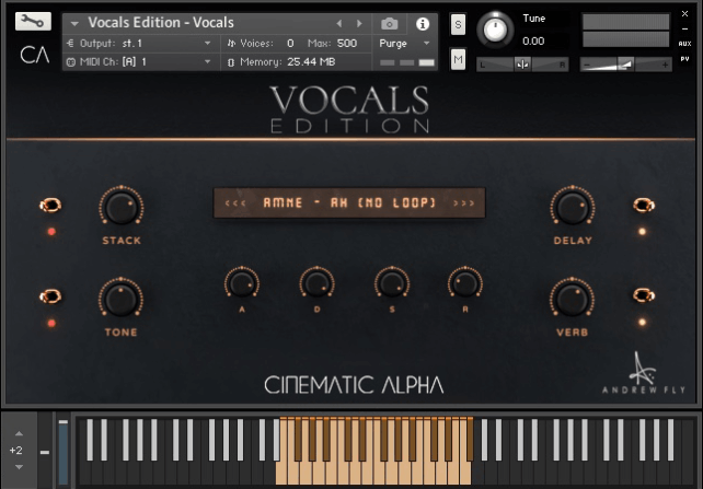 Cinematic Alpha - Vocals Edition v2.0. (for Kontakt)