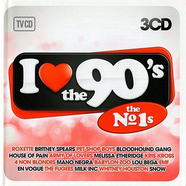 I Love The 90's The N°1's (3Cd)(2015)