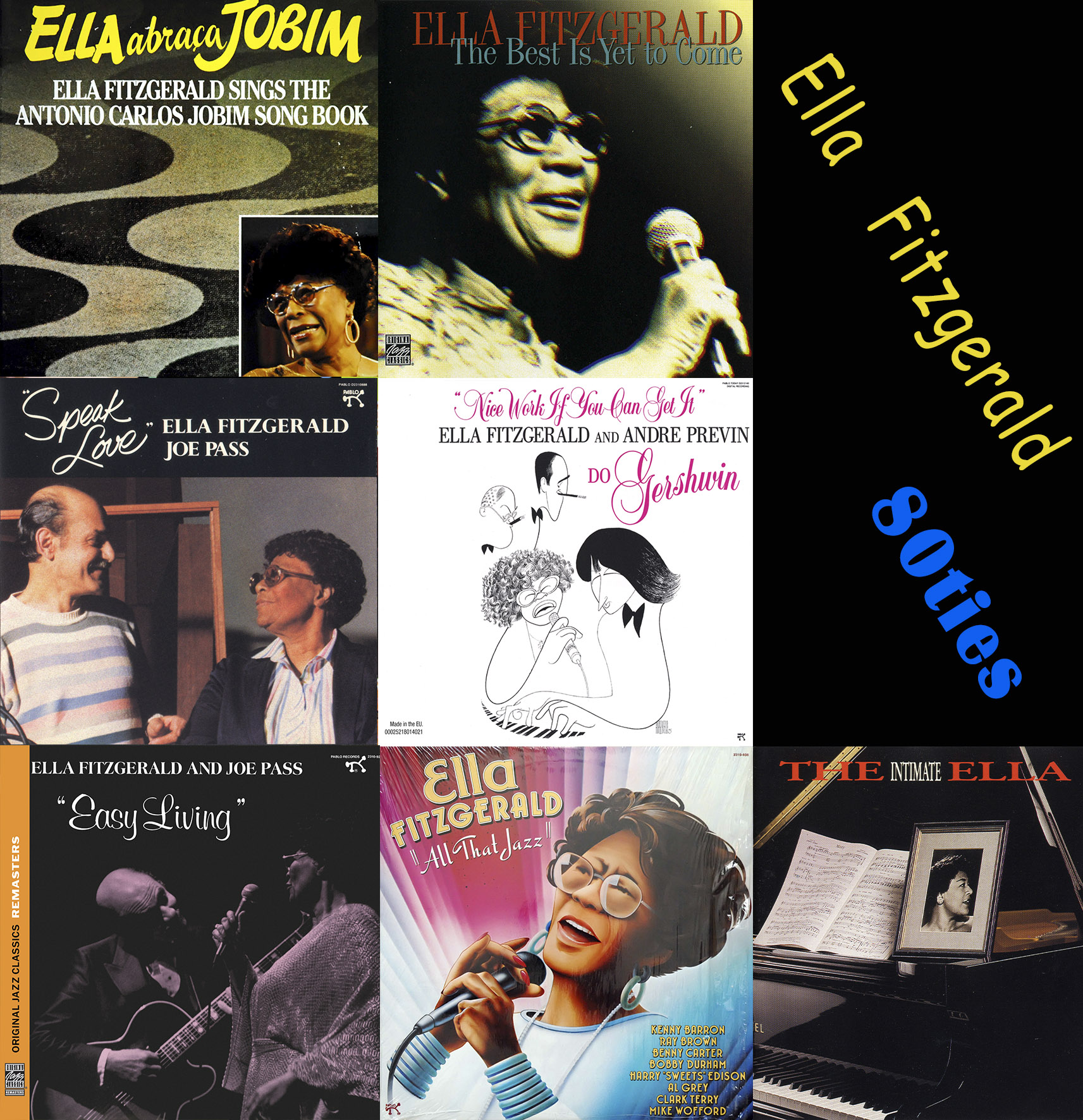 Ella Fitzgerald Studio-Albums 1980-1989