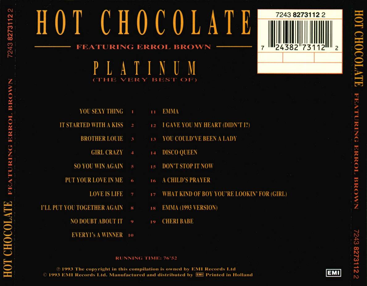 Hot Chocolate - Platinum The Best Of