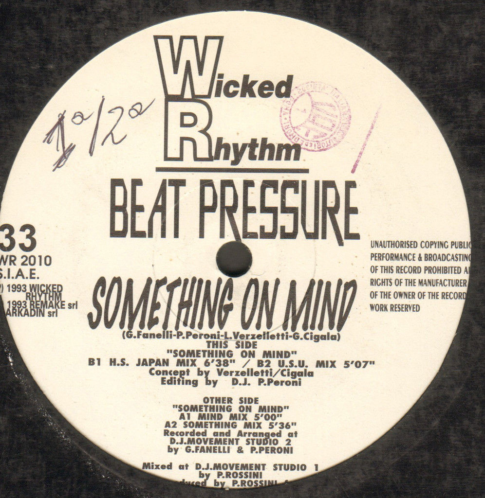 Beat Pressure - Something On Mind-(WR 2010)-Vinyl-1993