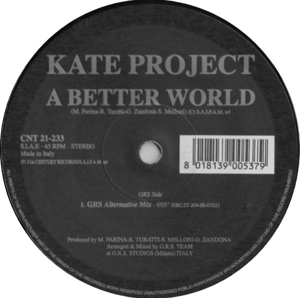 Kate Project - A Better World-WEB-1999-iDC