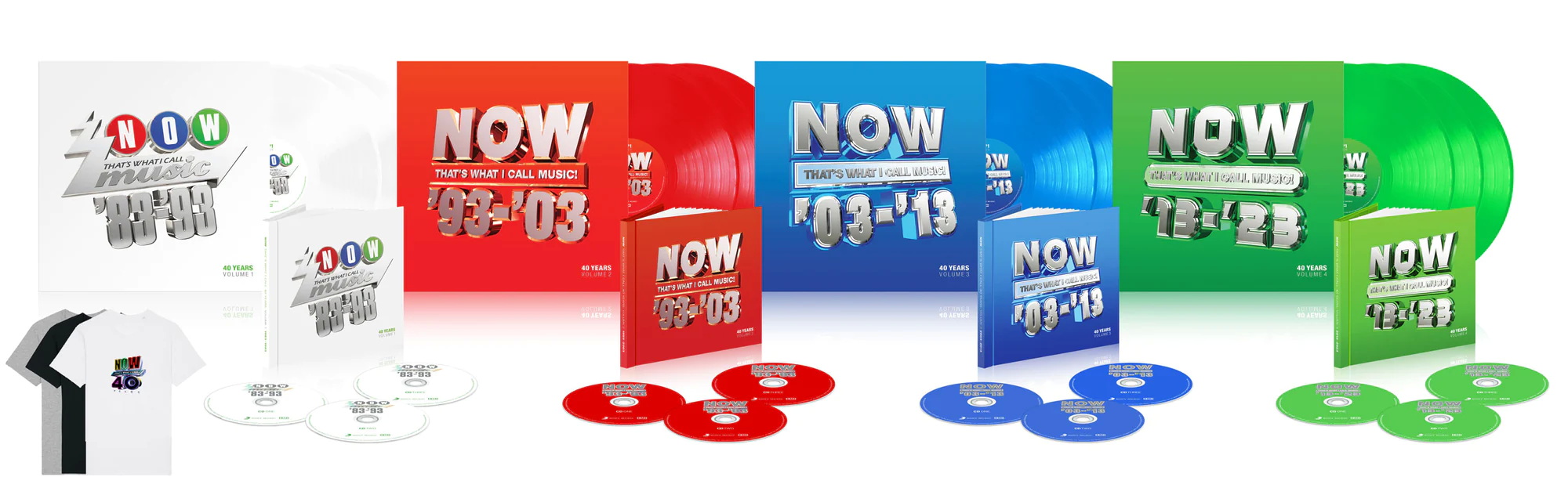 VA - NOW That's What I Call 40 Years Vol. 1 - 4 (2023)