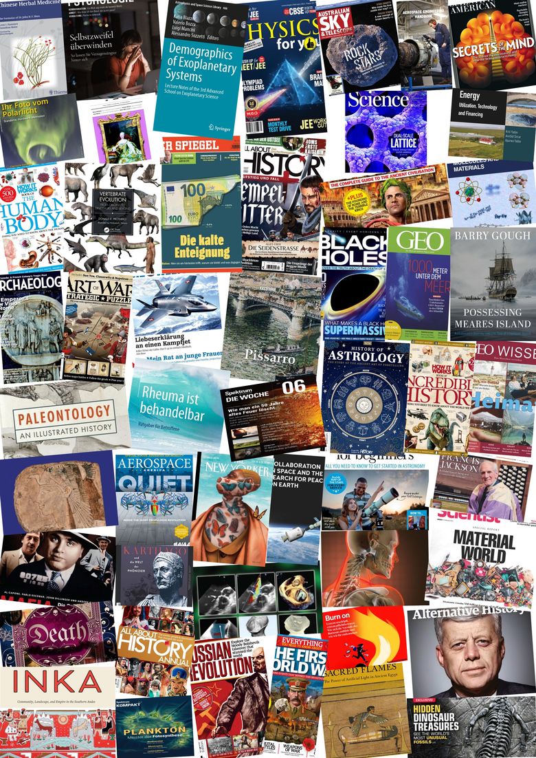 Art & Science & History & Medic Magazines