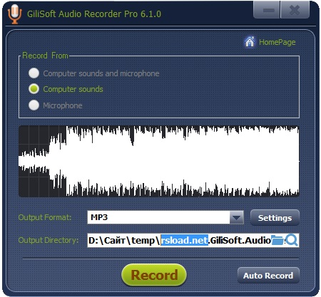 GiliSoft Audio Recorder Pro 8.0.0 + keygen