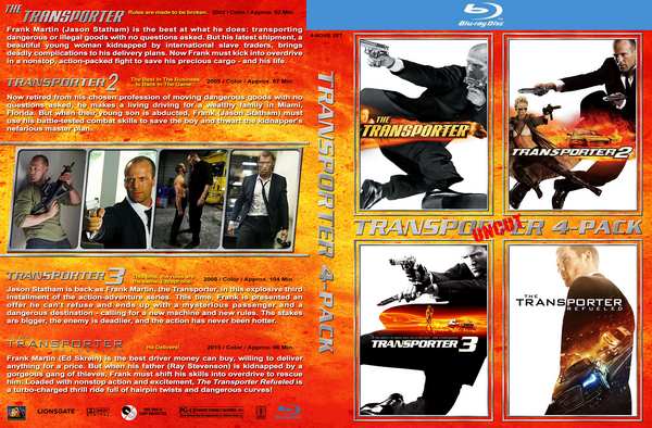 The Transporter Complete 4 Movie Collection - Uncut 2002 - 2015