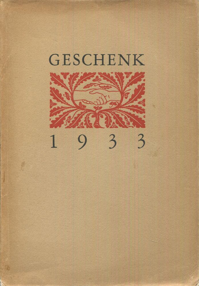 Kelk, CJ - Boekenweekgeschenk 1933