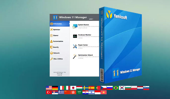 Yamicsoft Windows 11 Manager v1.1.6. (x64) Multi