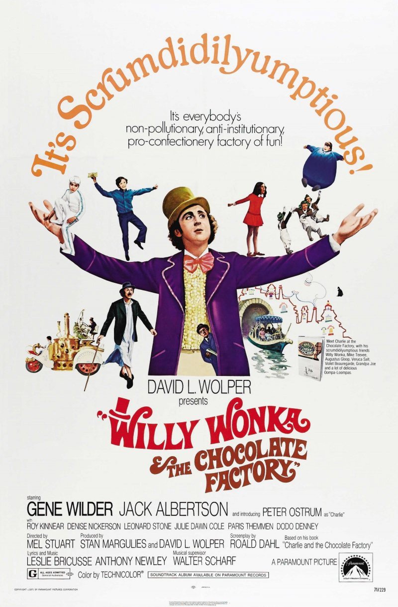 Willy Wonka And The Chocolate Factory 1971