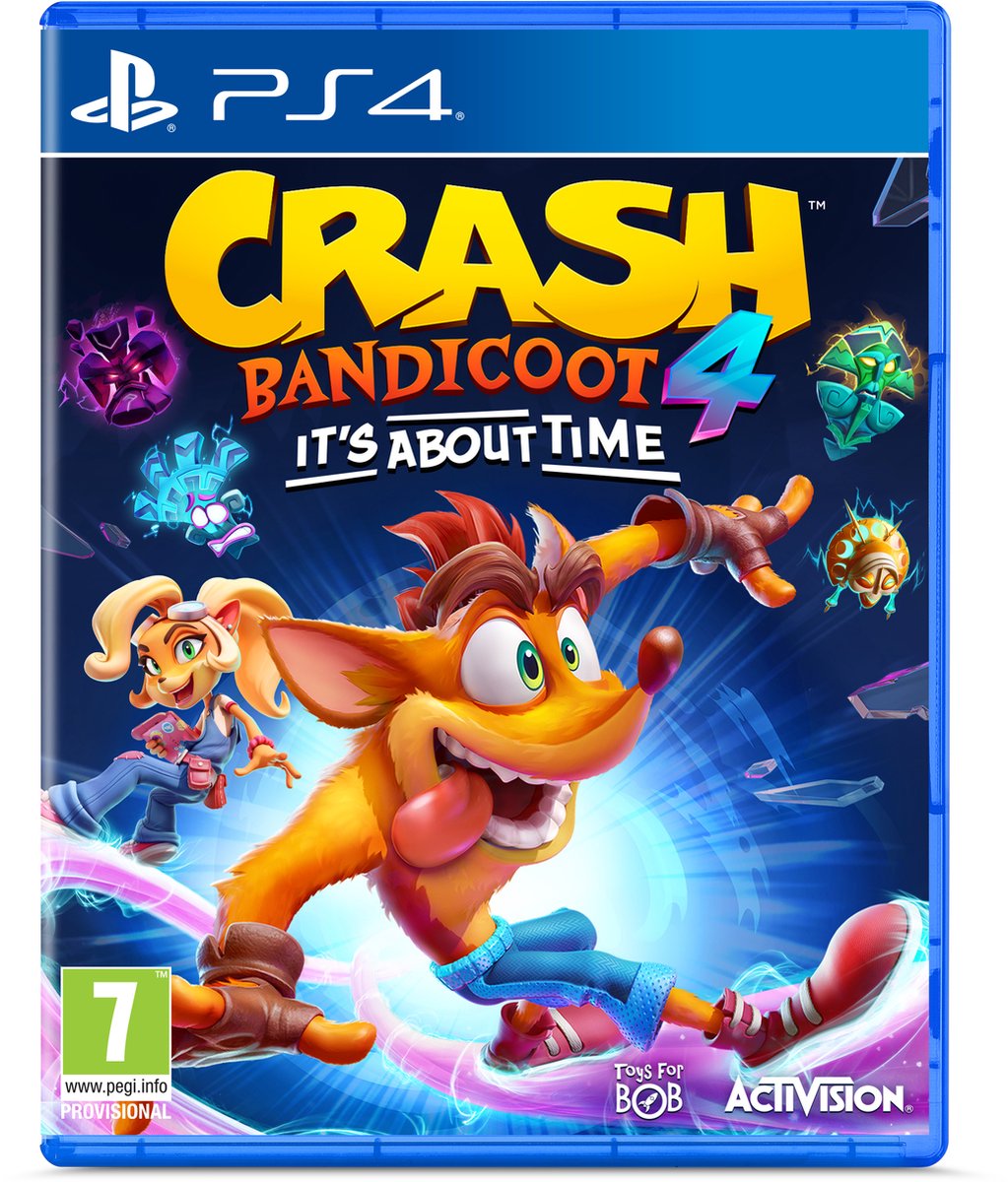 Crash Bandicoot 4: It's About Time! V1.00 + Patch V1.05 (FAKEPKG) PS4 (CUSA23470)