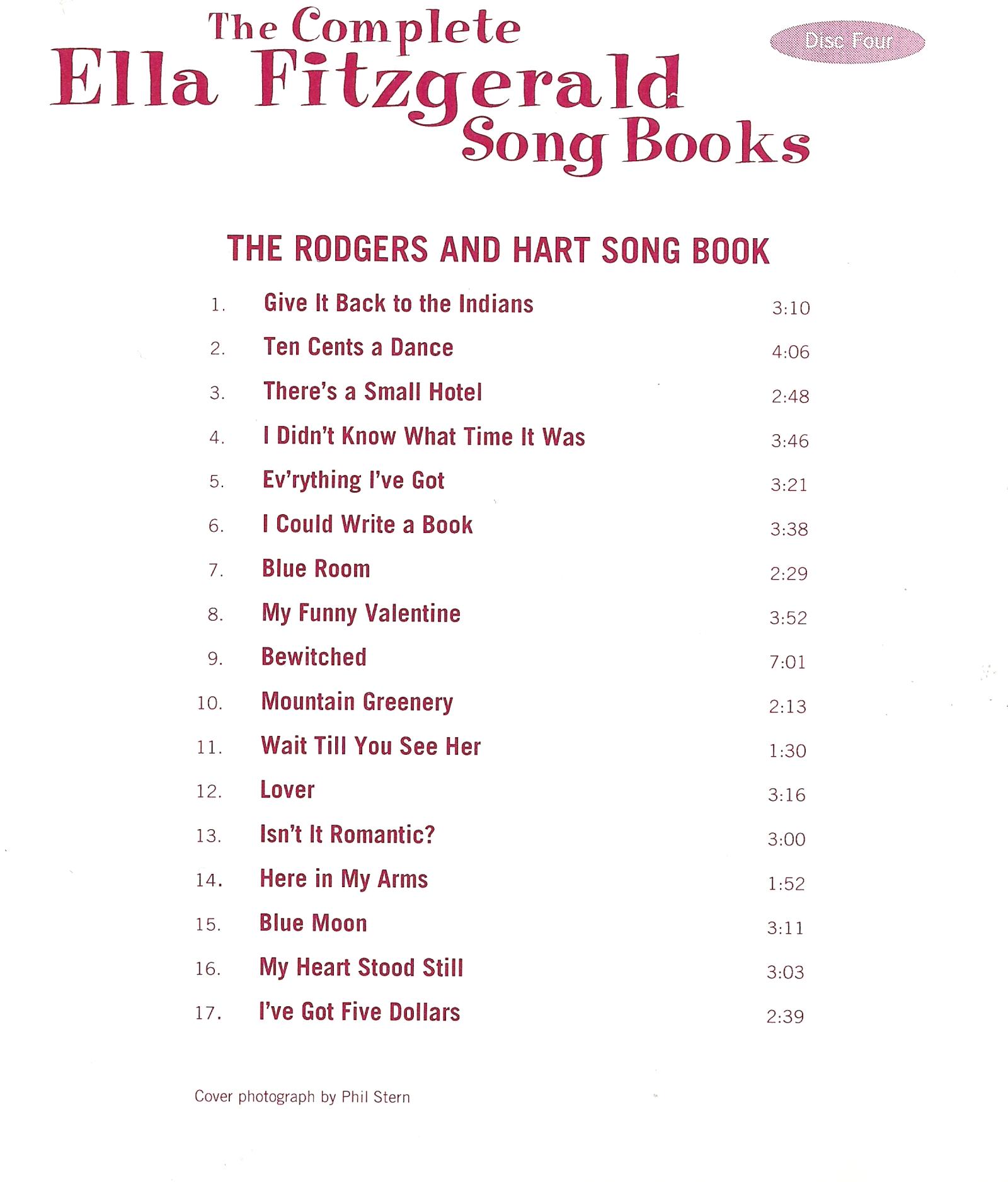 Ella Fitzgerald - The Complete Songbooks Vol.04 -Rodgers & Hart