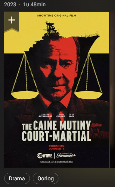 The Caine Mutiny Court-Martial 2023 1080p WEBRip DDP5 1 x265 10bit-NLSubs-S-J-K