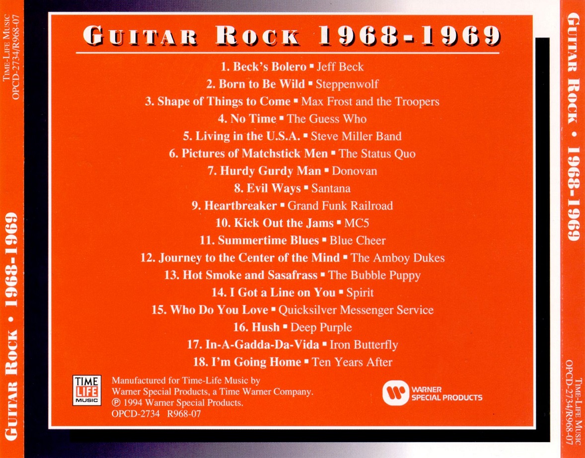 Time Life - Guitar Rock • 1968-1969